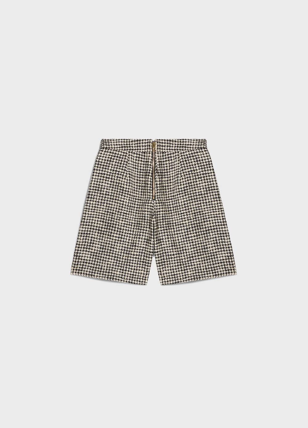 LES COPAINSPantaloni short motivo pied de poule Saldi