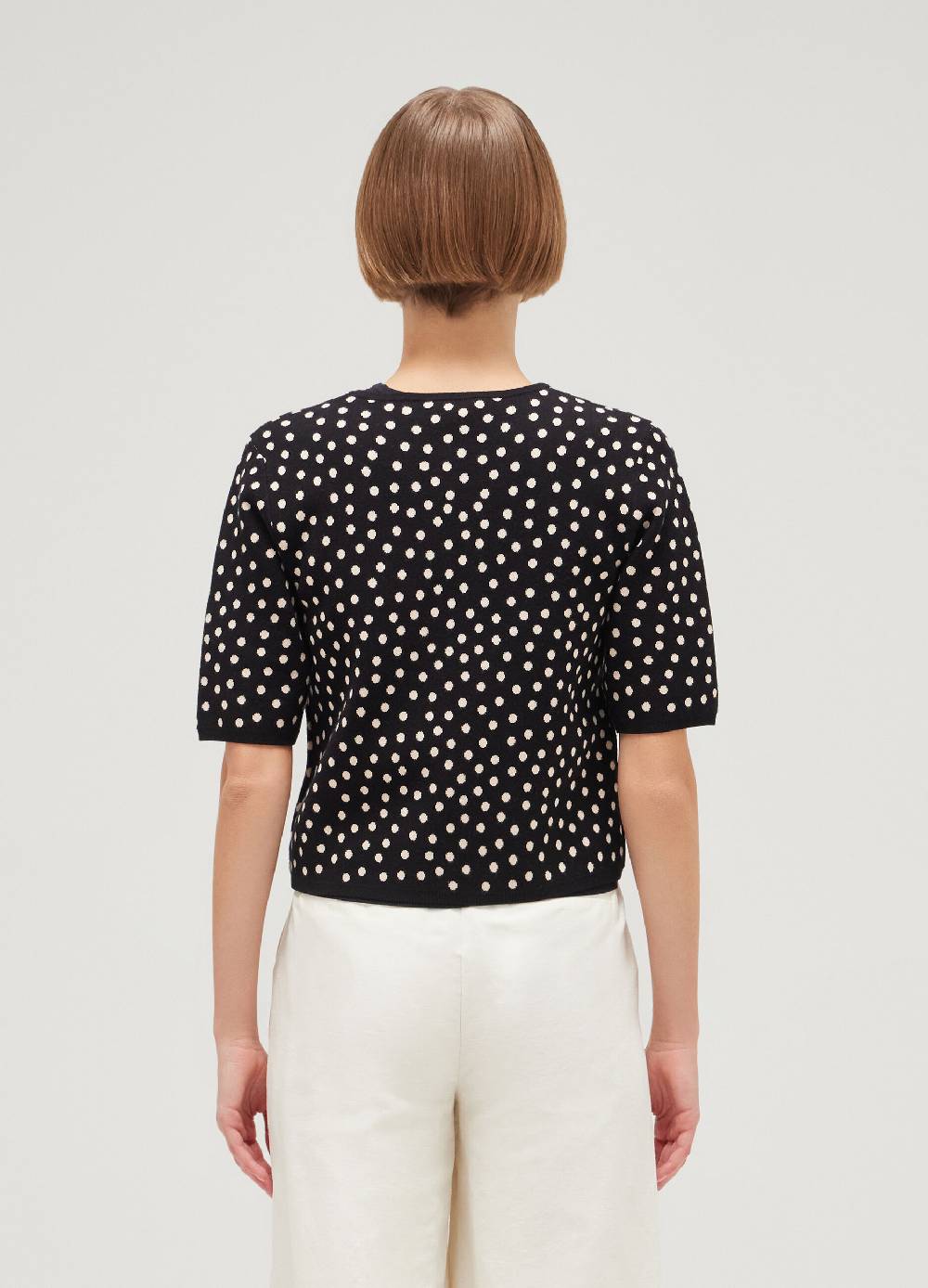 LES COPAINSCardigan tricot a pois Offerte