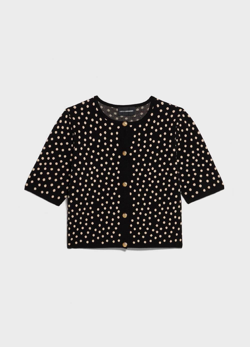LES COPAINSCardigan tricot a pois Offerte