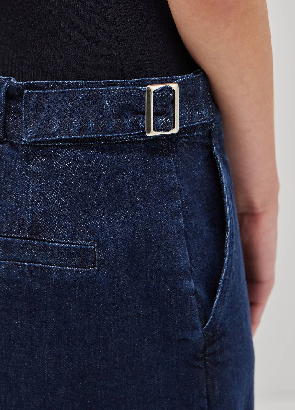 LES COPAINSGonna lunga di jeans con spacco Nuova