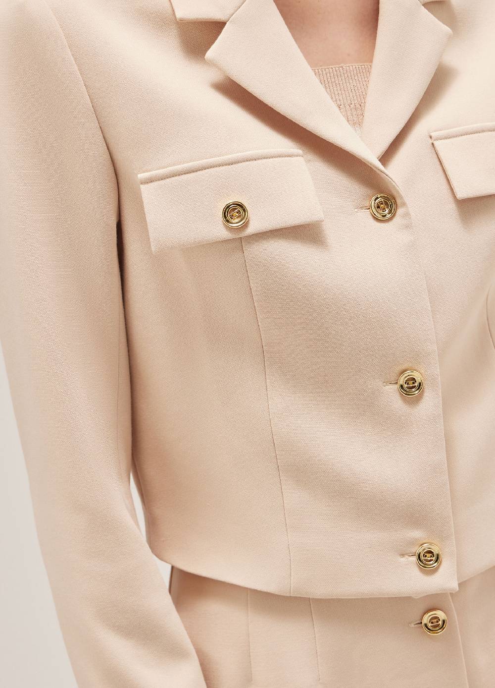 LES COPAINSBlazer cropped Moda
