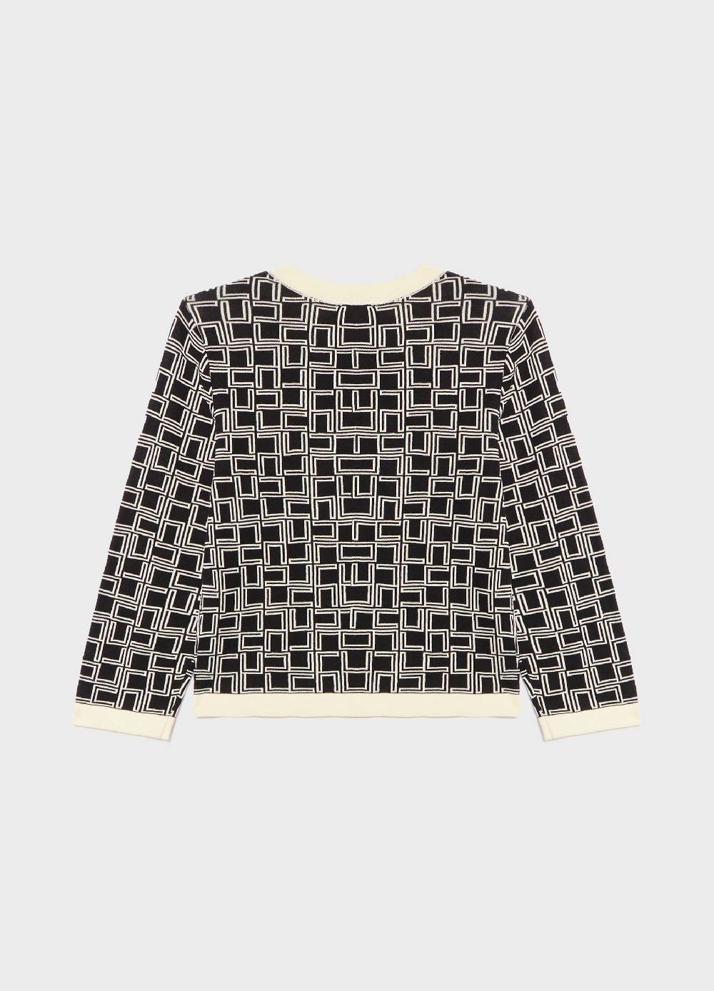 LES COPAINSCardigan tricot in puro cotone Italia