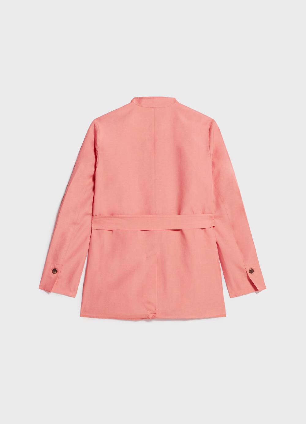 LES COPAINSBlazer misto lino con cintura Spedizione Gratuita