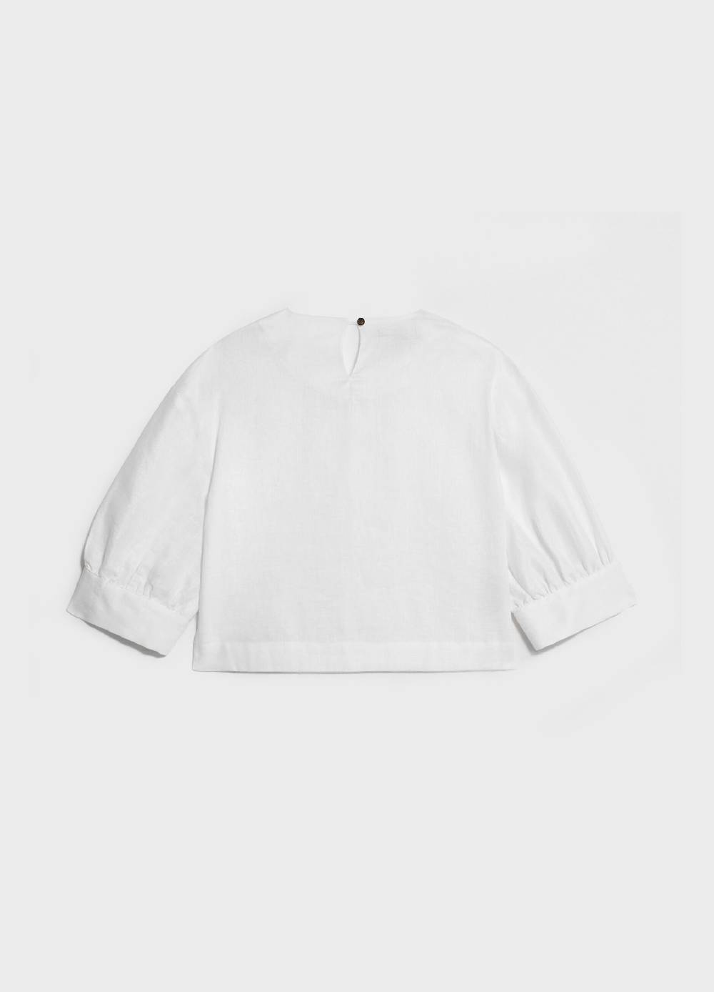 LES COPAINSBlusa a palloncino in lino Convenienza