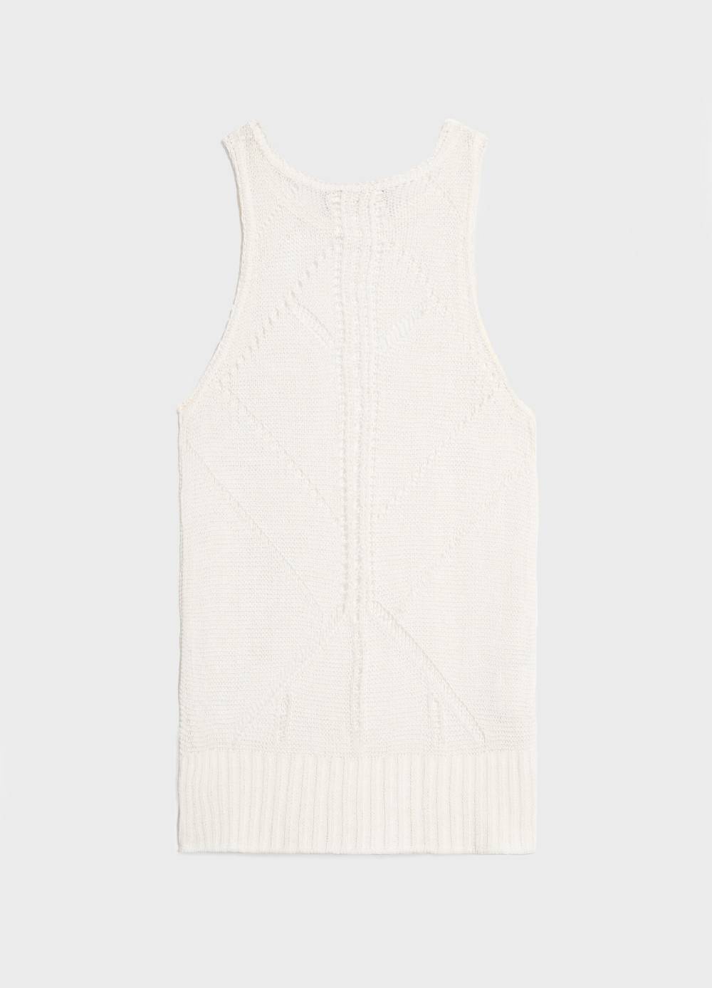 LES COPAINSCanotta tricot traforata Sconto