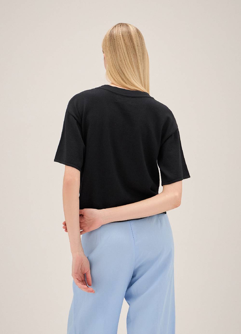 LES COPAINSMaglia tricot in cotone Offerte