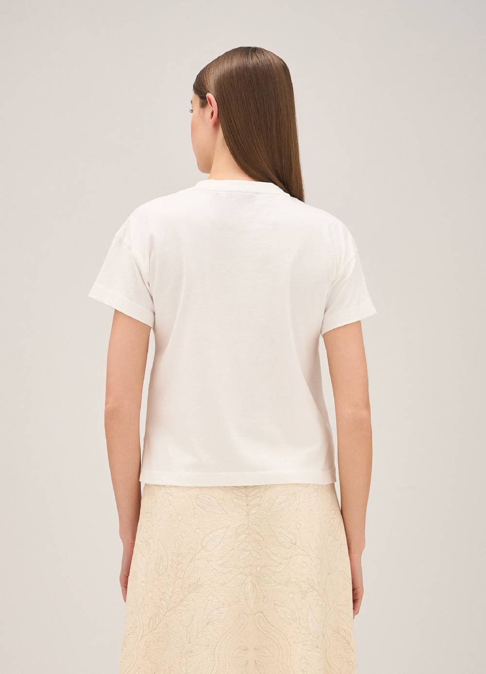 LES COPAINST-shirt in cotone con perline applicate Hotsell