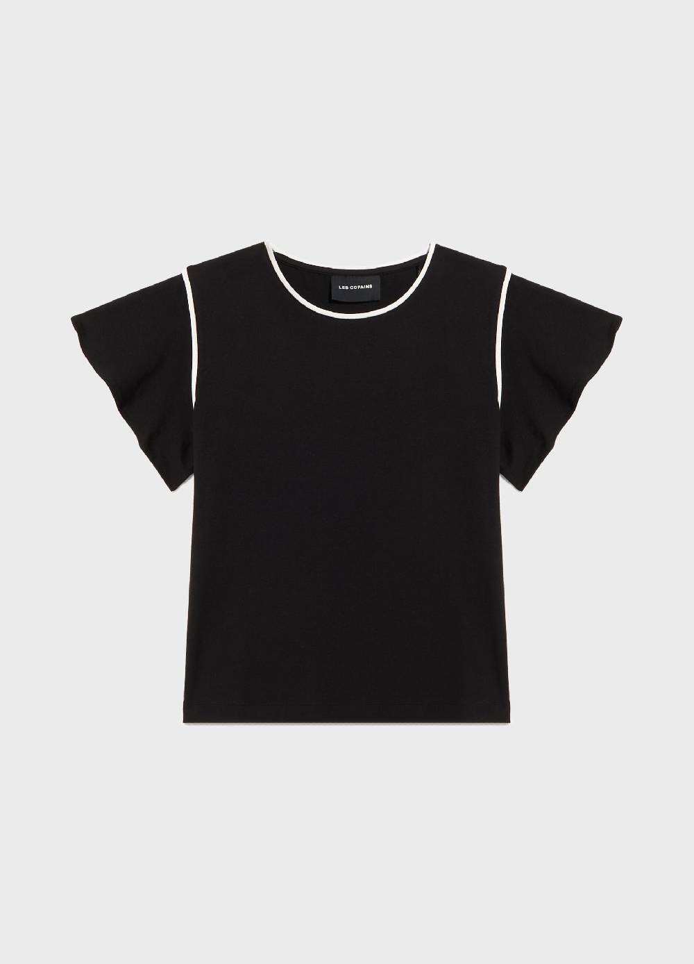 LES COPAINST-shirt con profili a contrasto In Saldo