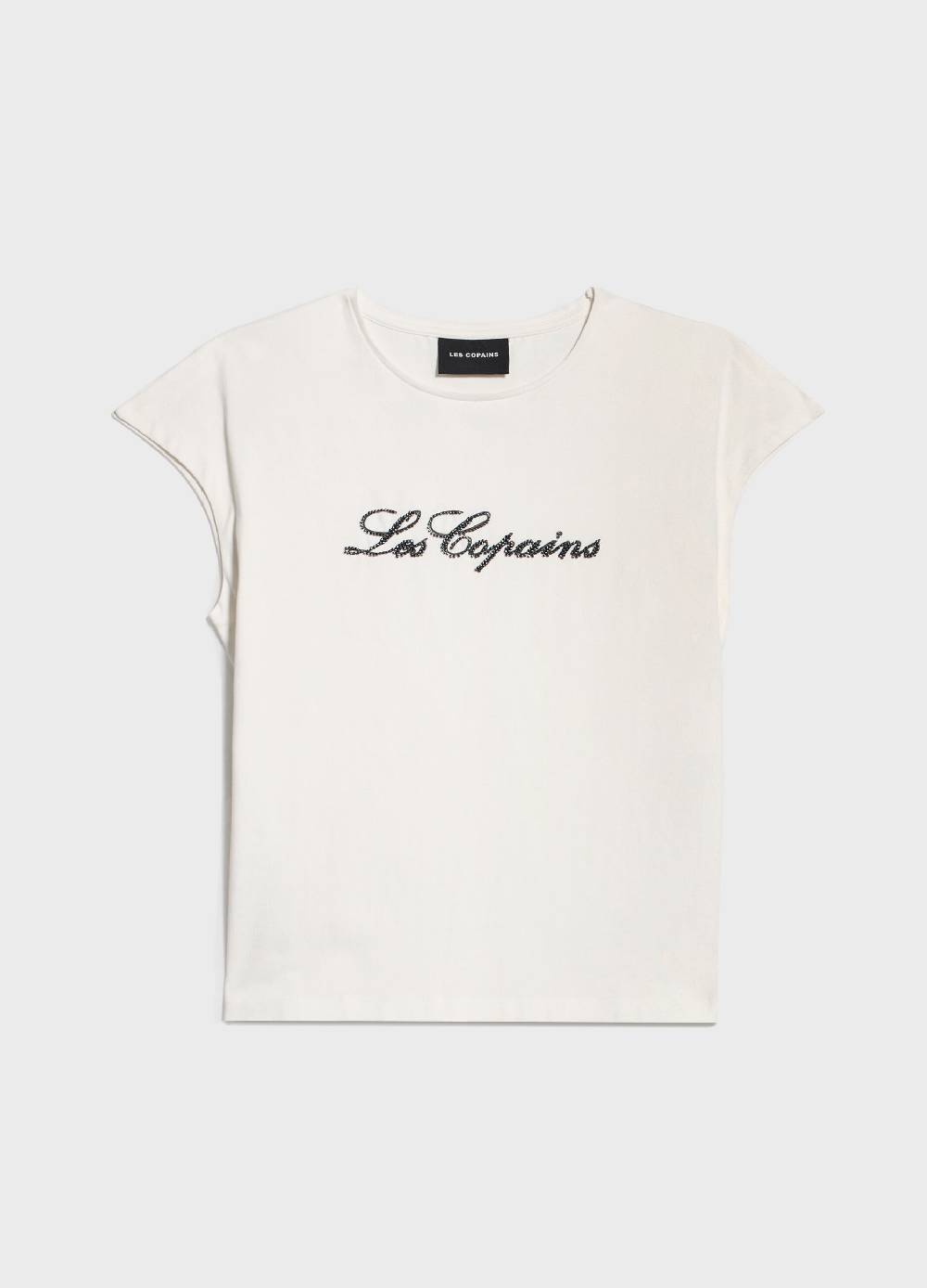 LES COPAINST-shirt con lettering ricamato 2025