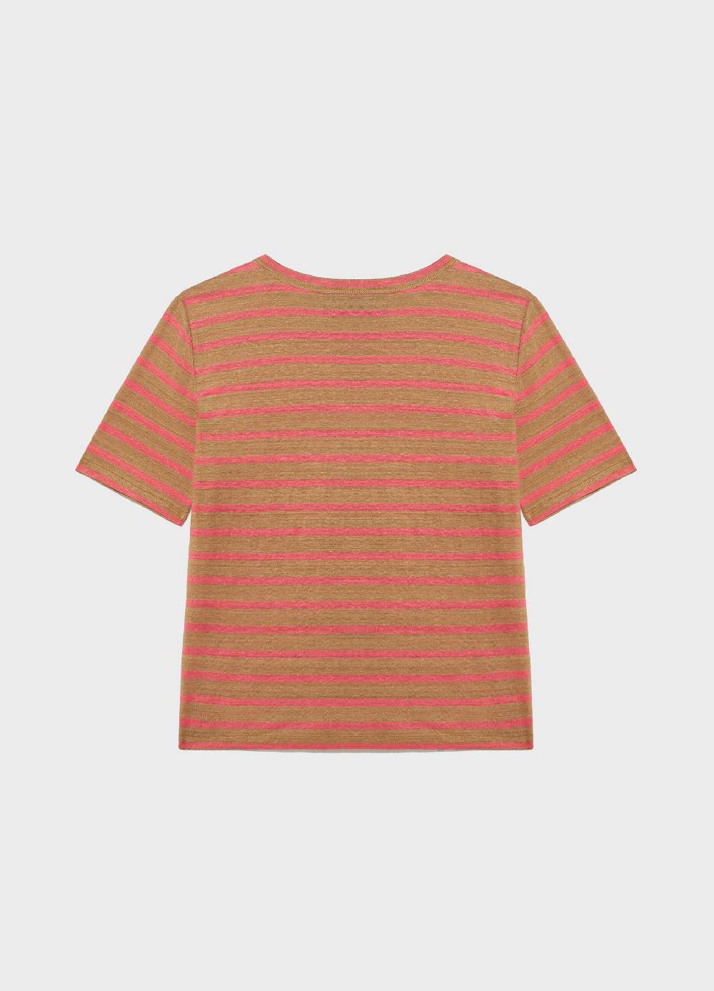 LES COPAINST-shirt a righe in lino Pezzi Unici
