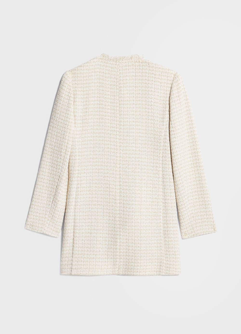 LES COPAINSBlazer lungo effetto tweed Soddisfazione Garantita