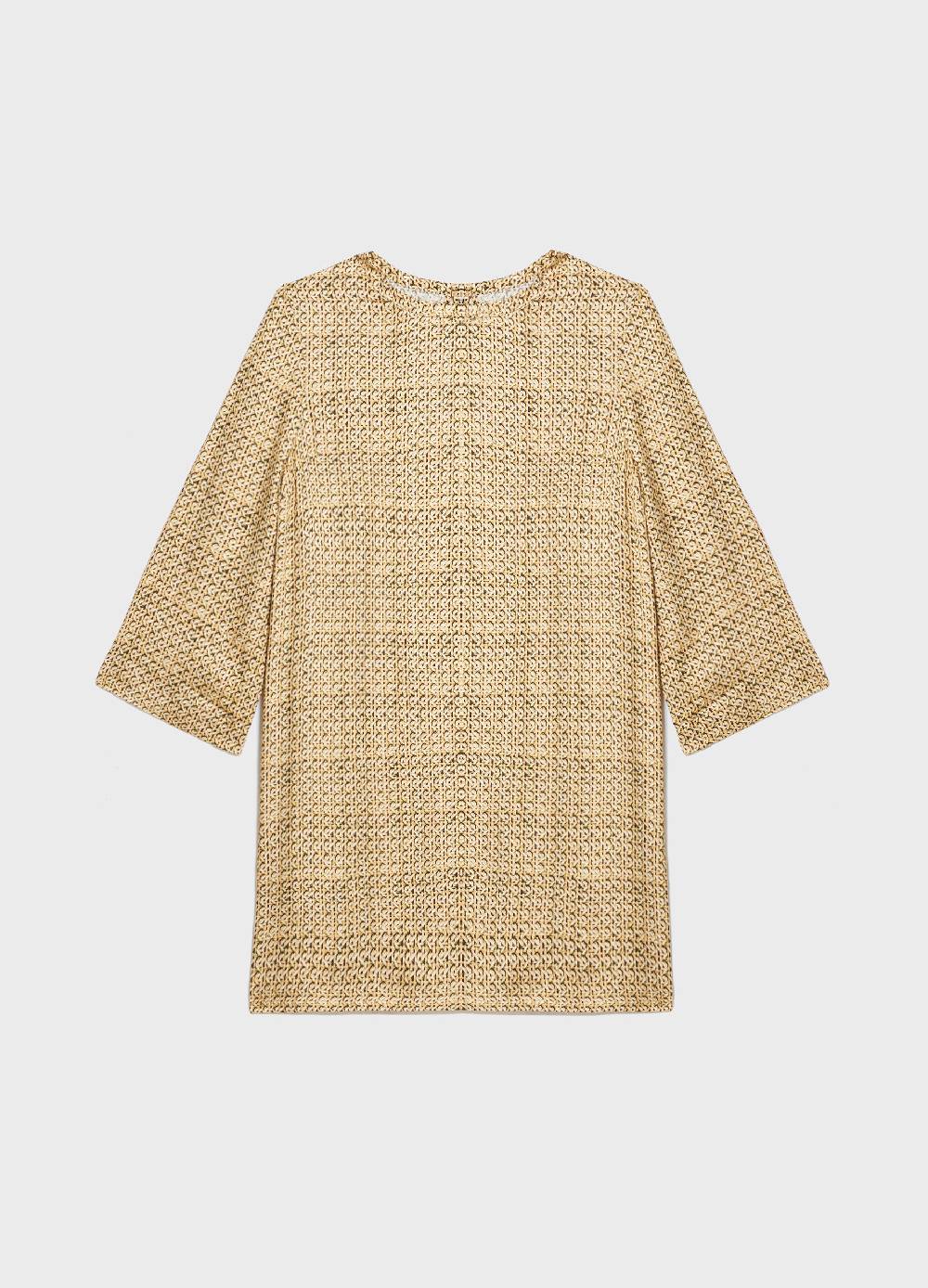 LES COPAINSBlusa over in viscosa stampata Qualità Garantita