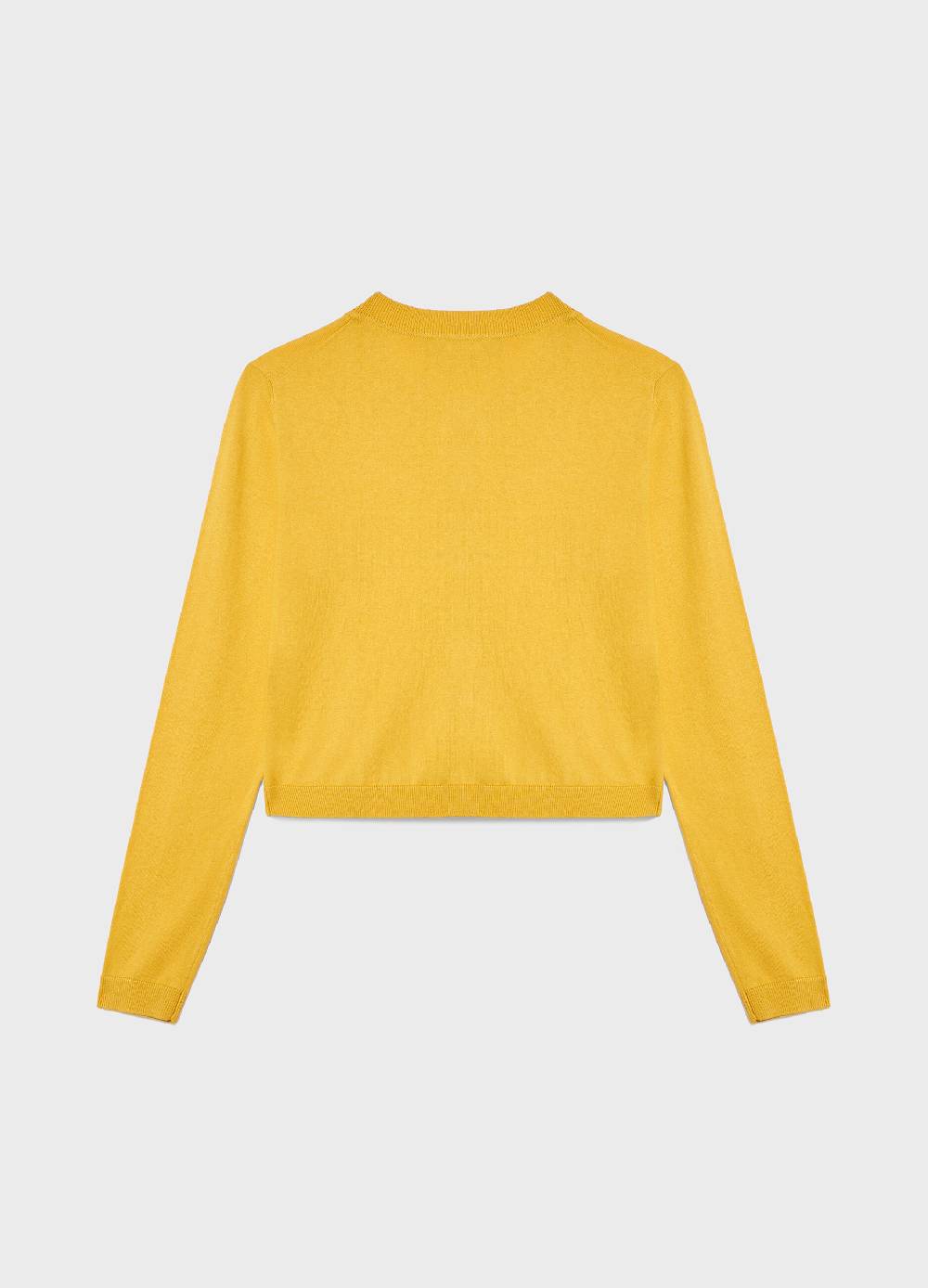 LES COPAINSCardigan tricot in seta e cotone Presa