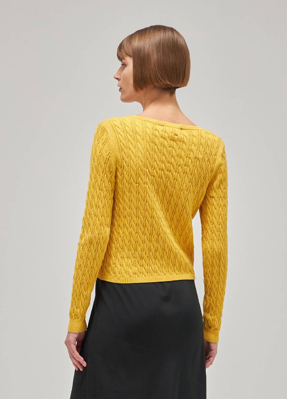 LES COPAINSMaglione tricot in cotone e seta Sconto
