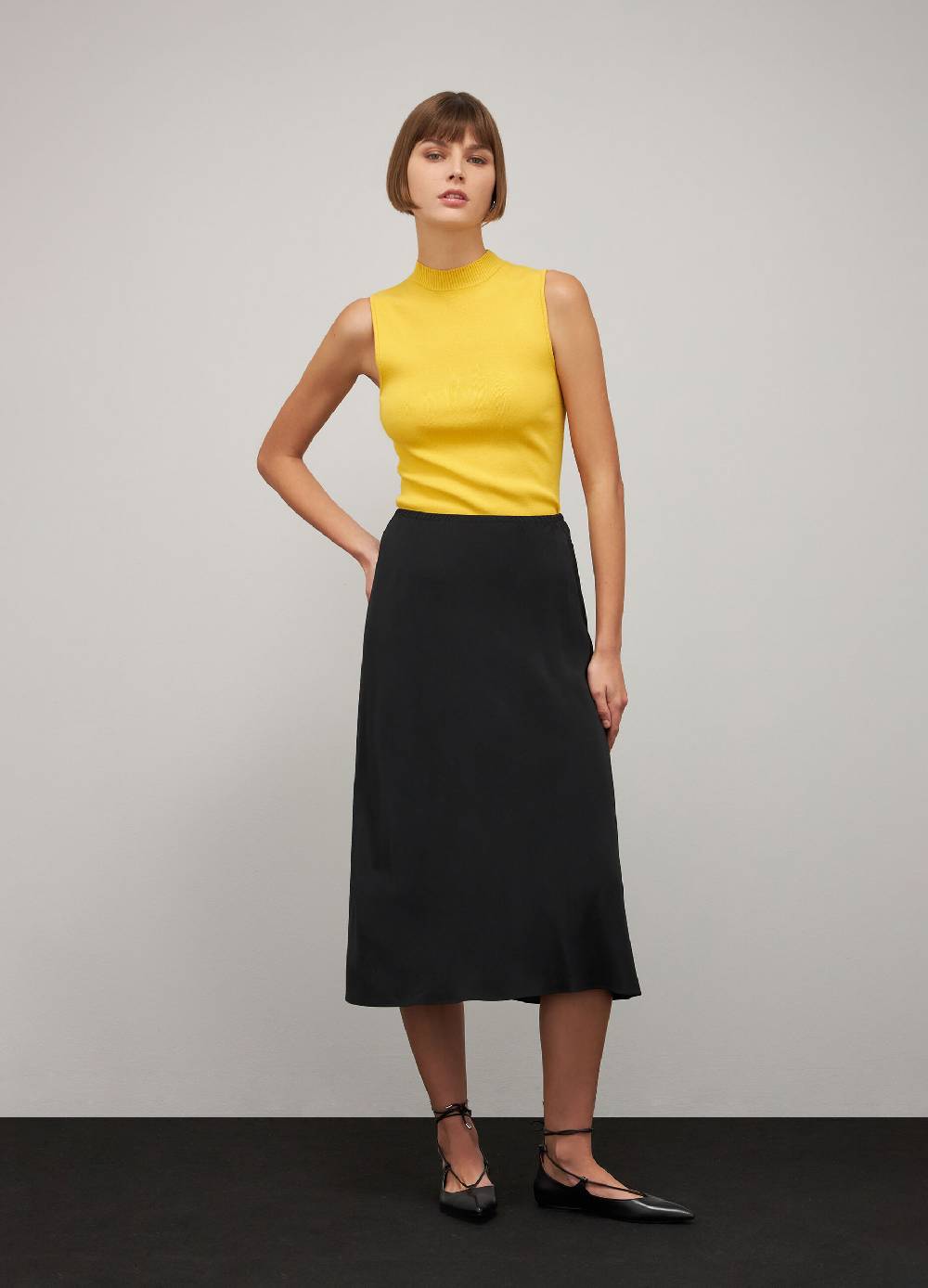 LES COPAINSGonna midi con spacco Online