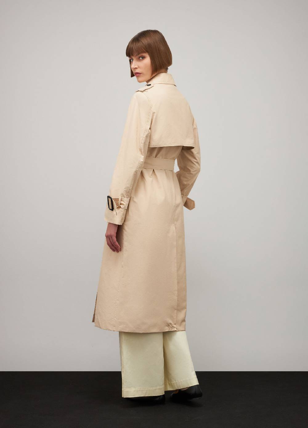 LES COPAINSTrench coat in misto cotone Offerte
