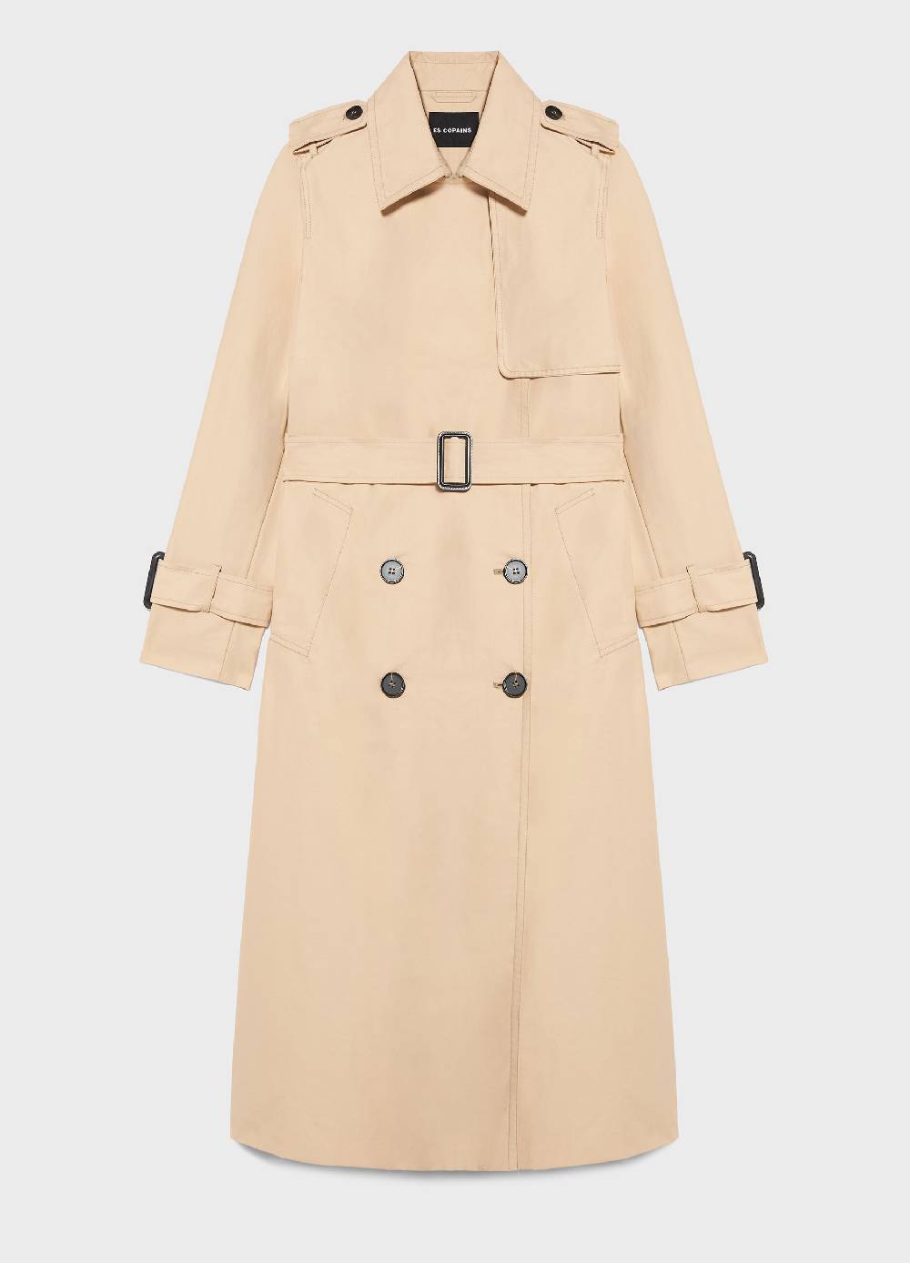 LES COPAINSTrench coat in misto cotone Offerte