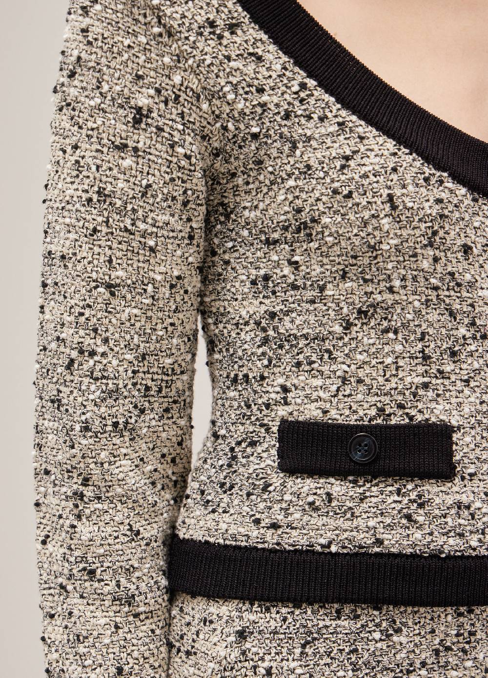 LES COPAINSCardigan tricot effetto bouclé Negozio