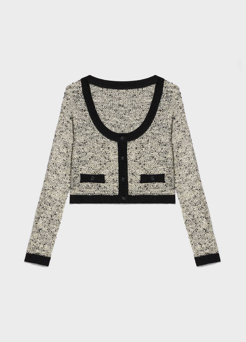 LES COPAINSCardigan tricot effetto bouclé Negozio