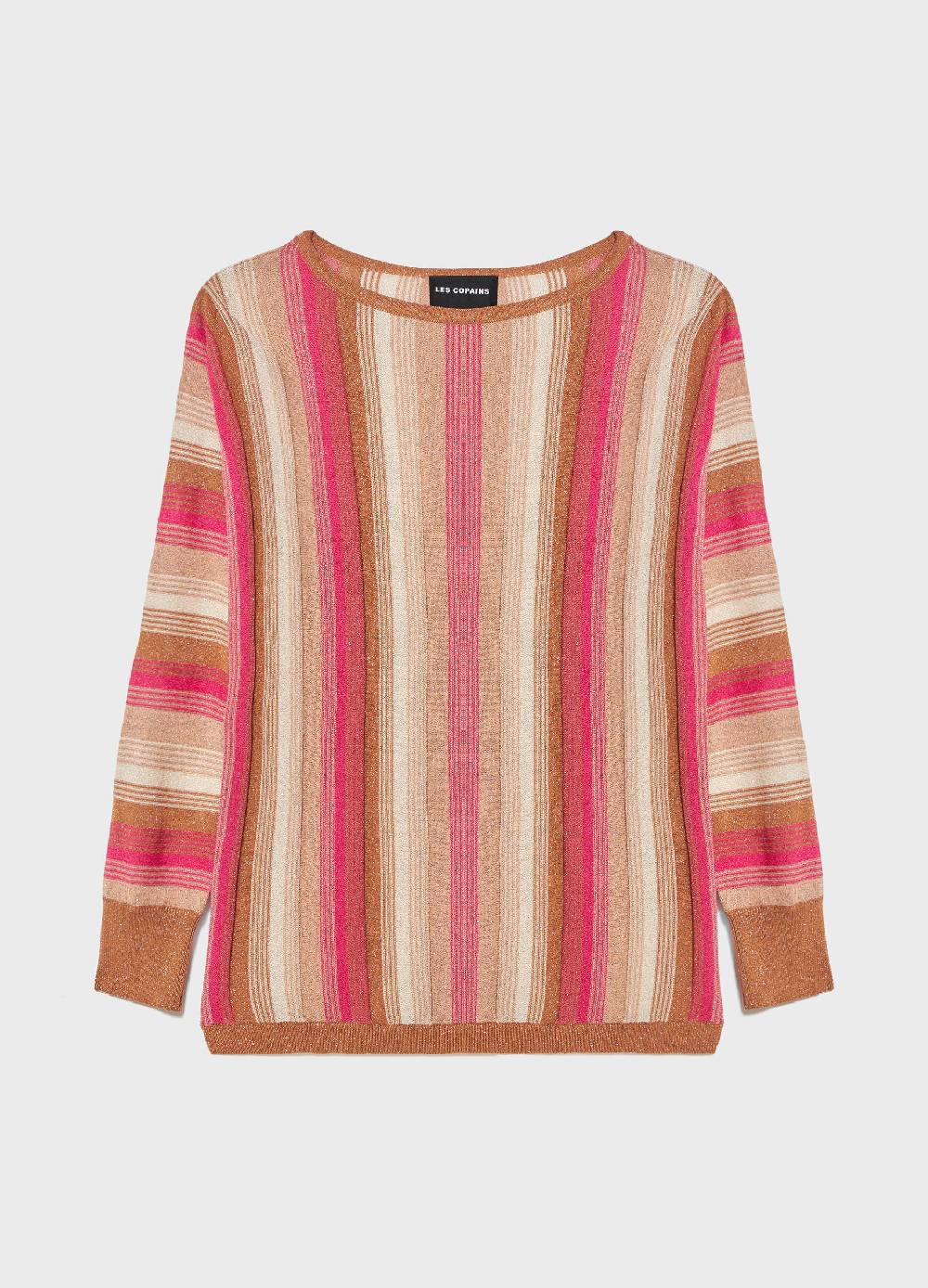 LES COPAINSMaglione tricot a righe Vendita