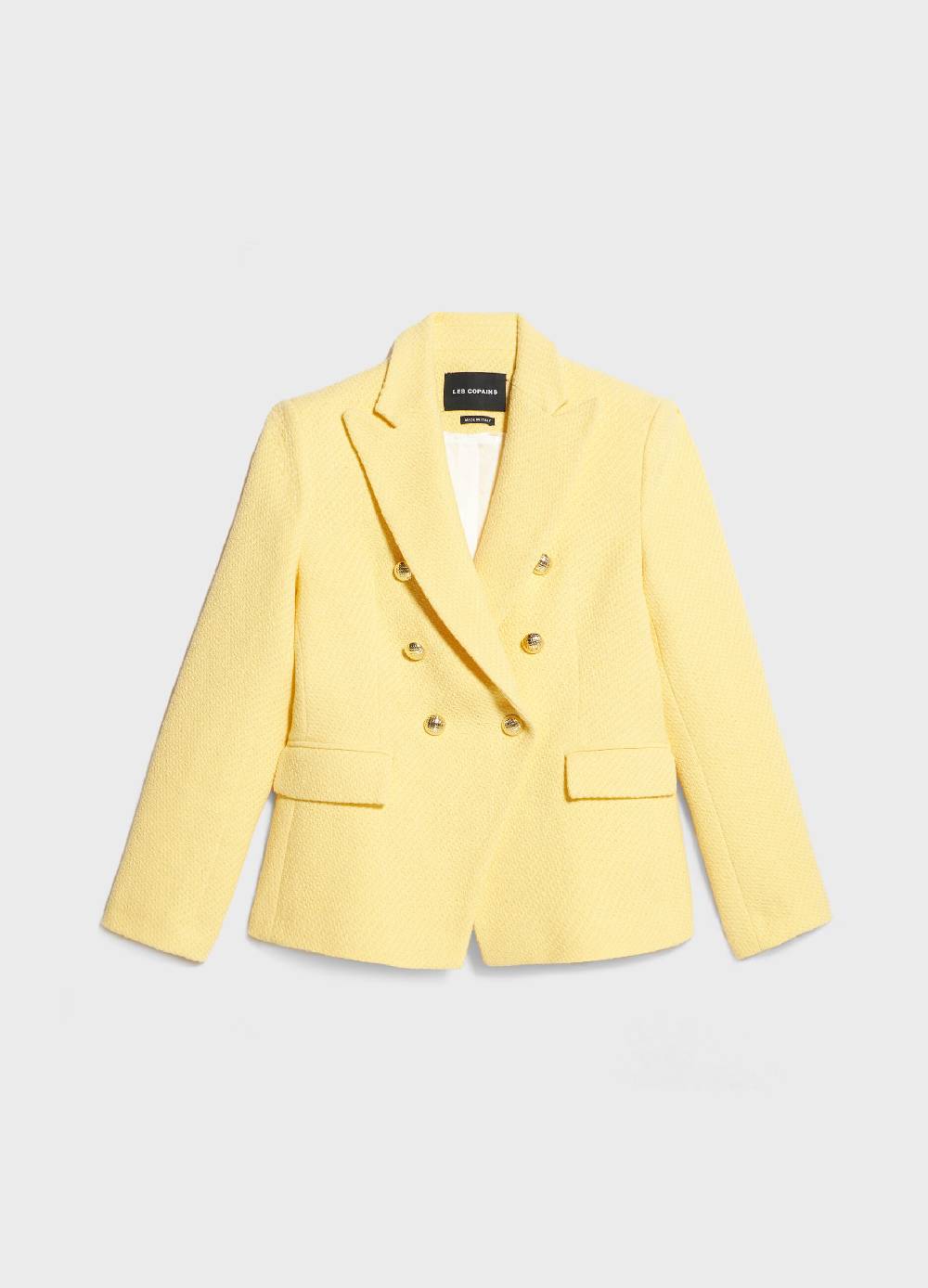 LES COPAINSBlazer doppiopetto in misto cotone Negozi Online