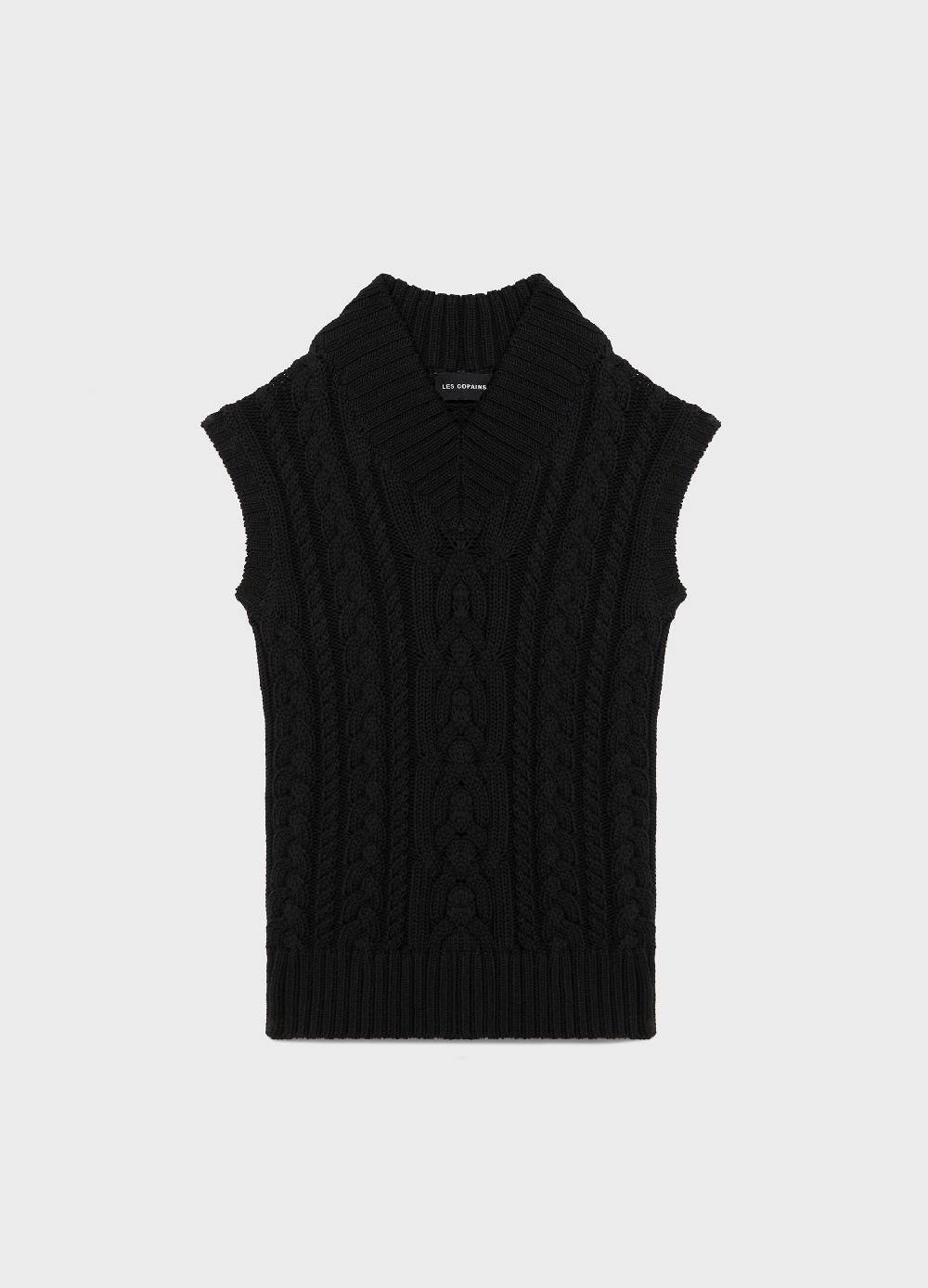 LES COPAINSGilet tricot a trecce Convenienza