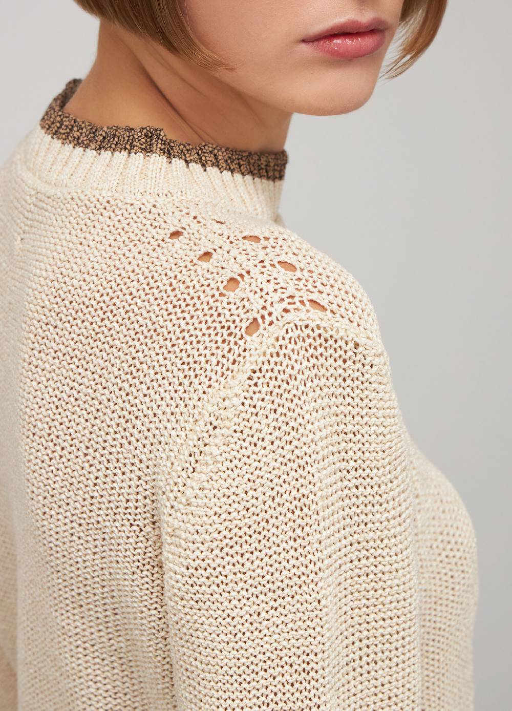 LES COPAINSMaglione tricot a girocollo Novità