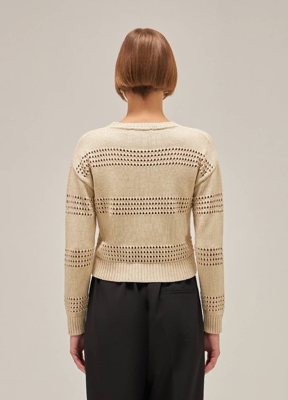LES COPAINSMaglione tricot in seta e cotone Online