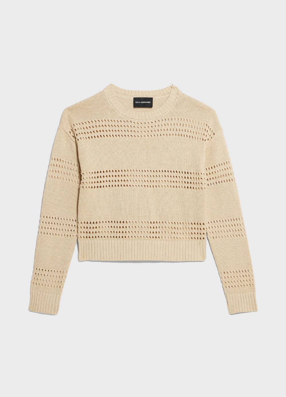 LES COPAINSMaglione tricot in seta e cotone Online