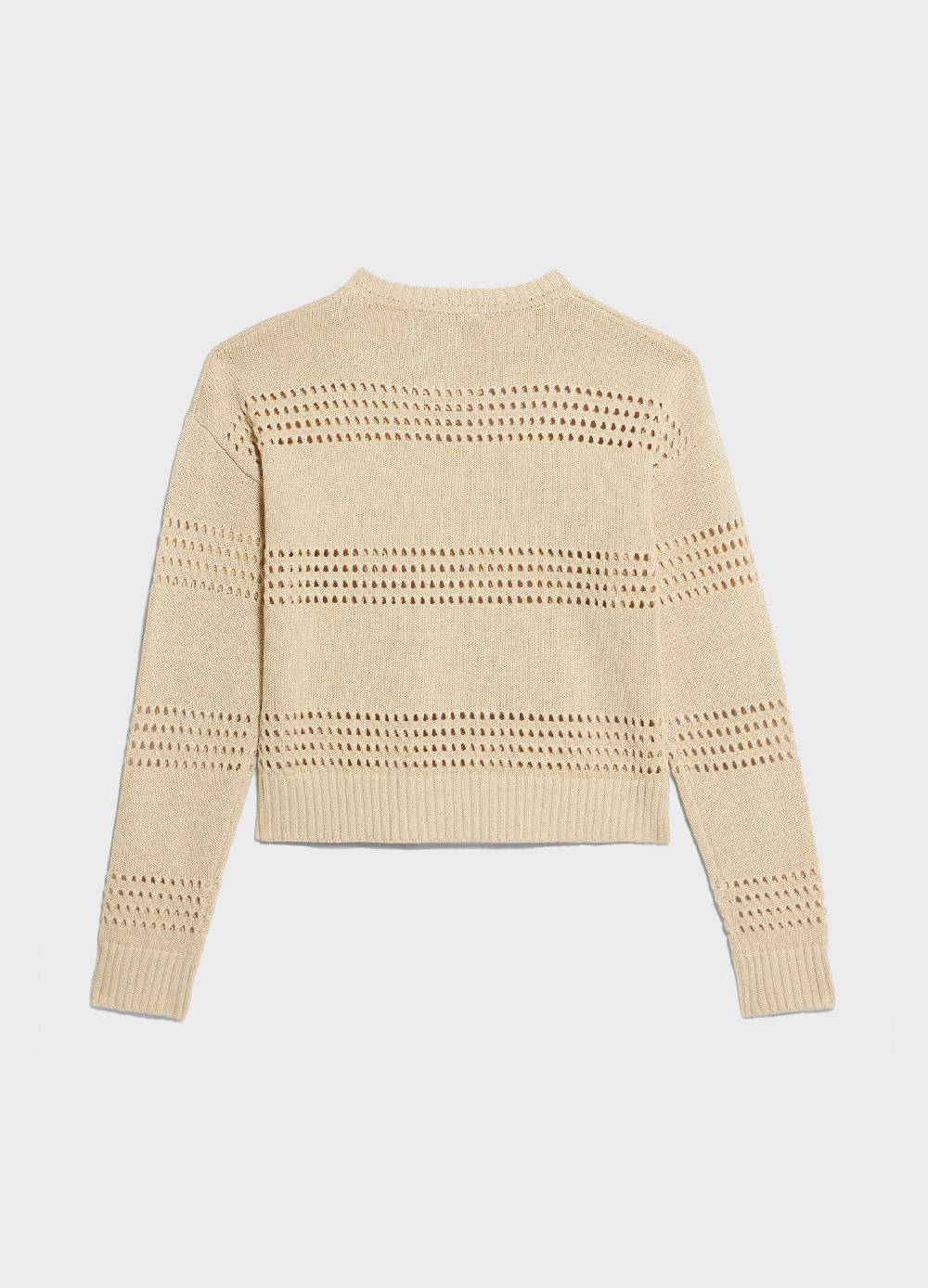 LES COPAINSMaglione tricot in seta e cotone Online
