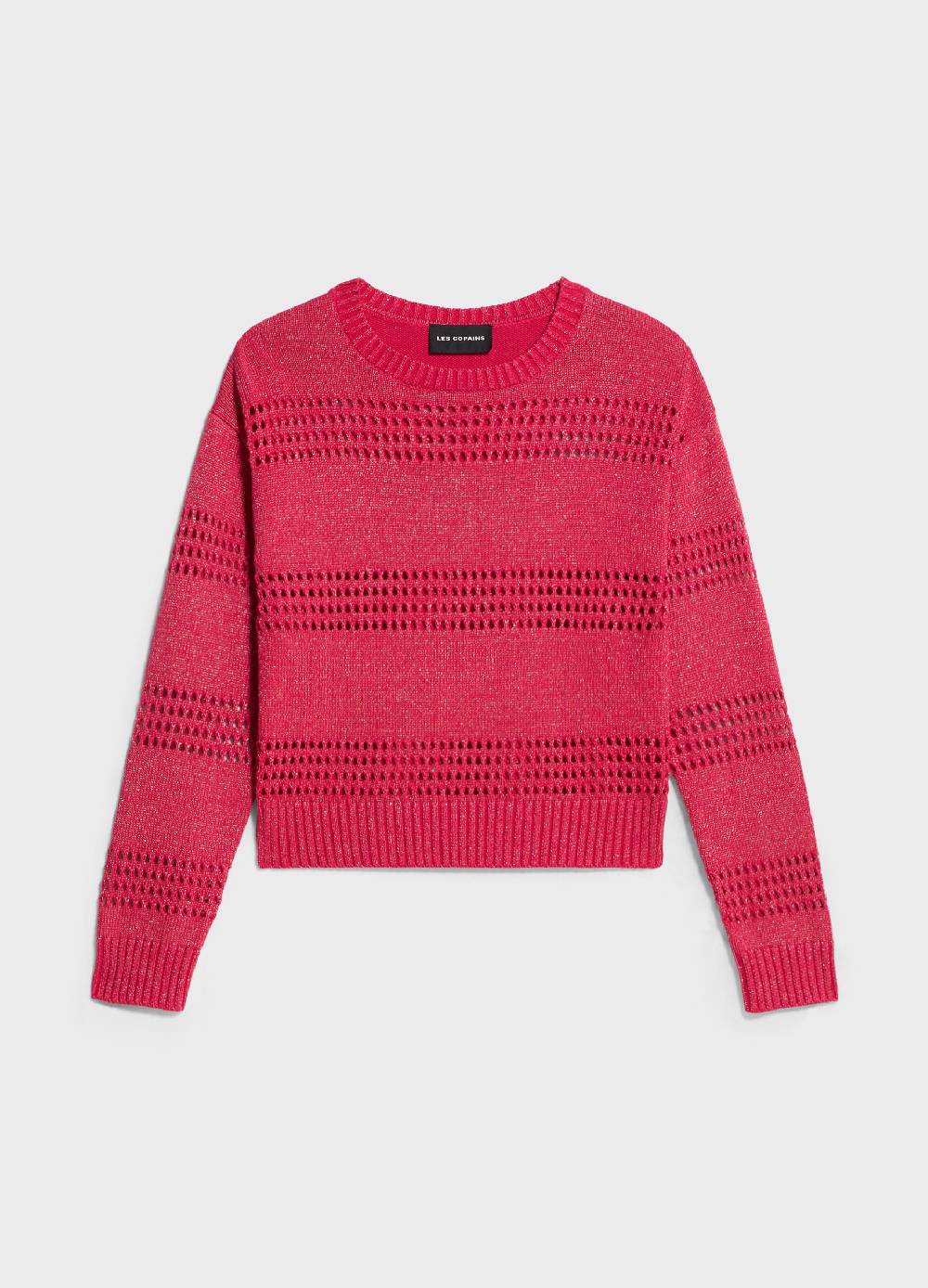 LES COPAINSMaglione tricot in seta e cotone Outlet