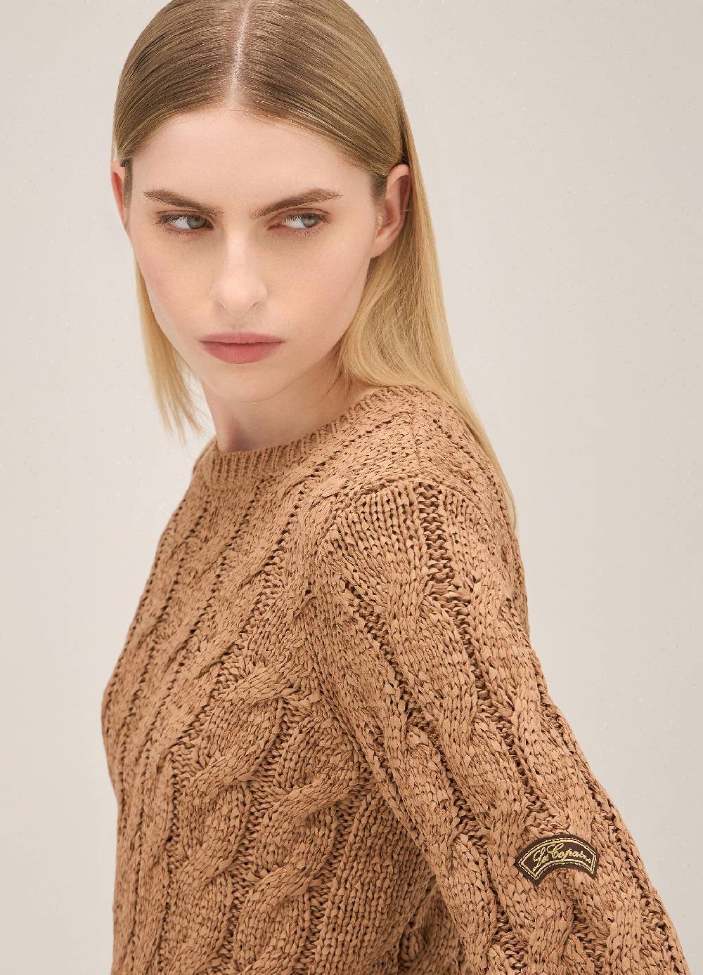 LES COPAINSMaglione tricot a trecce Offerte