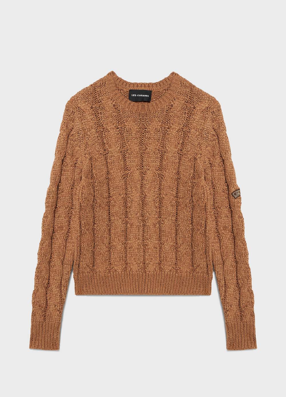 LES COPAINSMaglione tricot a trecce Offerte