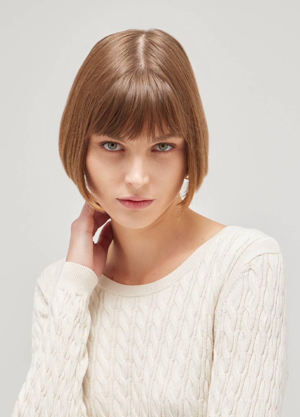 LES COPAINSMaglione tricot in cotone e seta Vendita Calda
