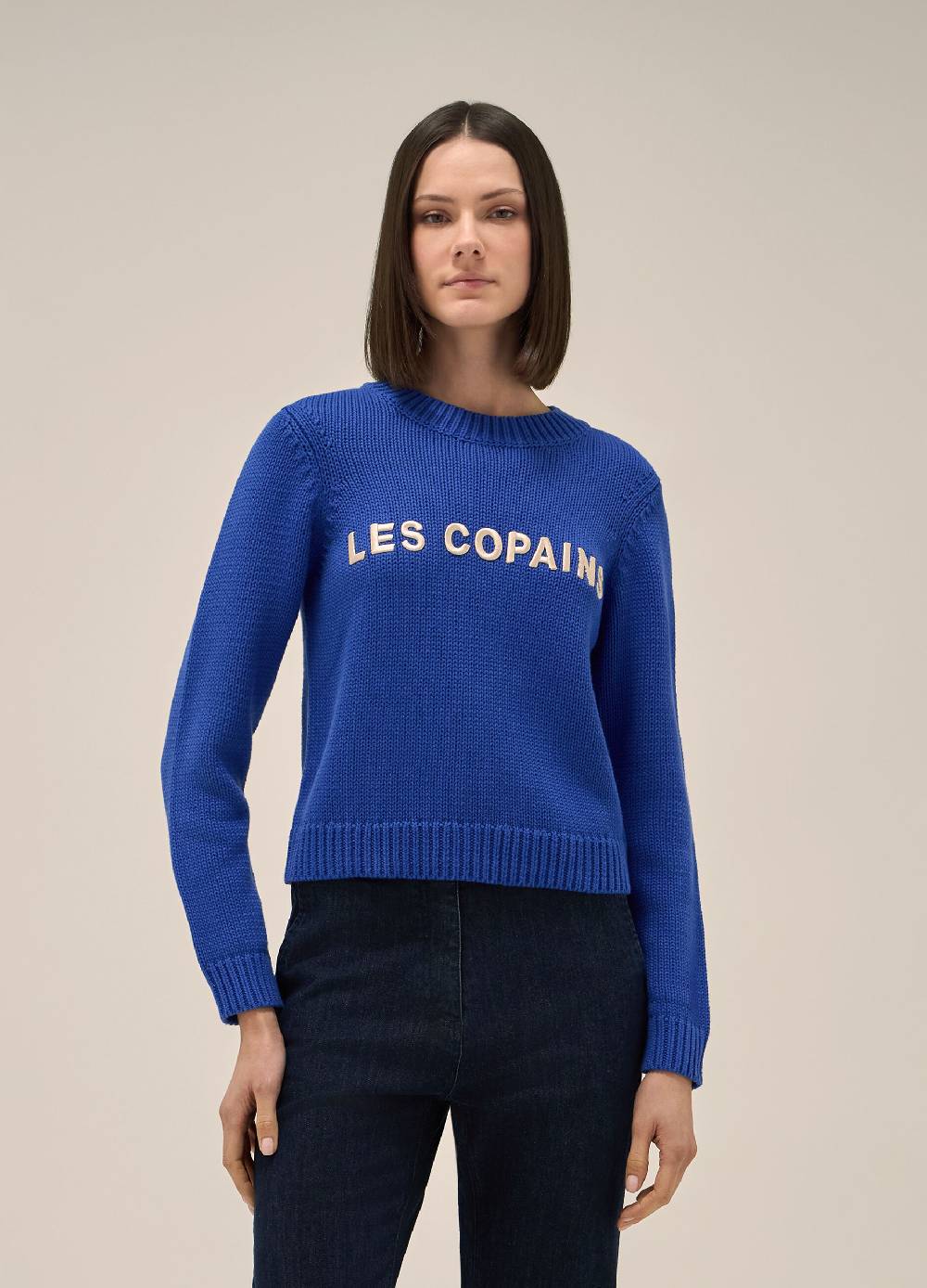 LES COPAINSMaglione tricot girocollo Saldi Di Fabbrica