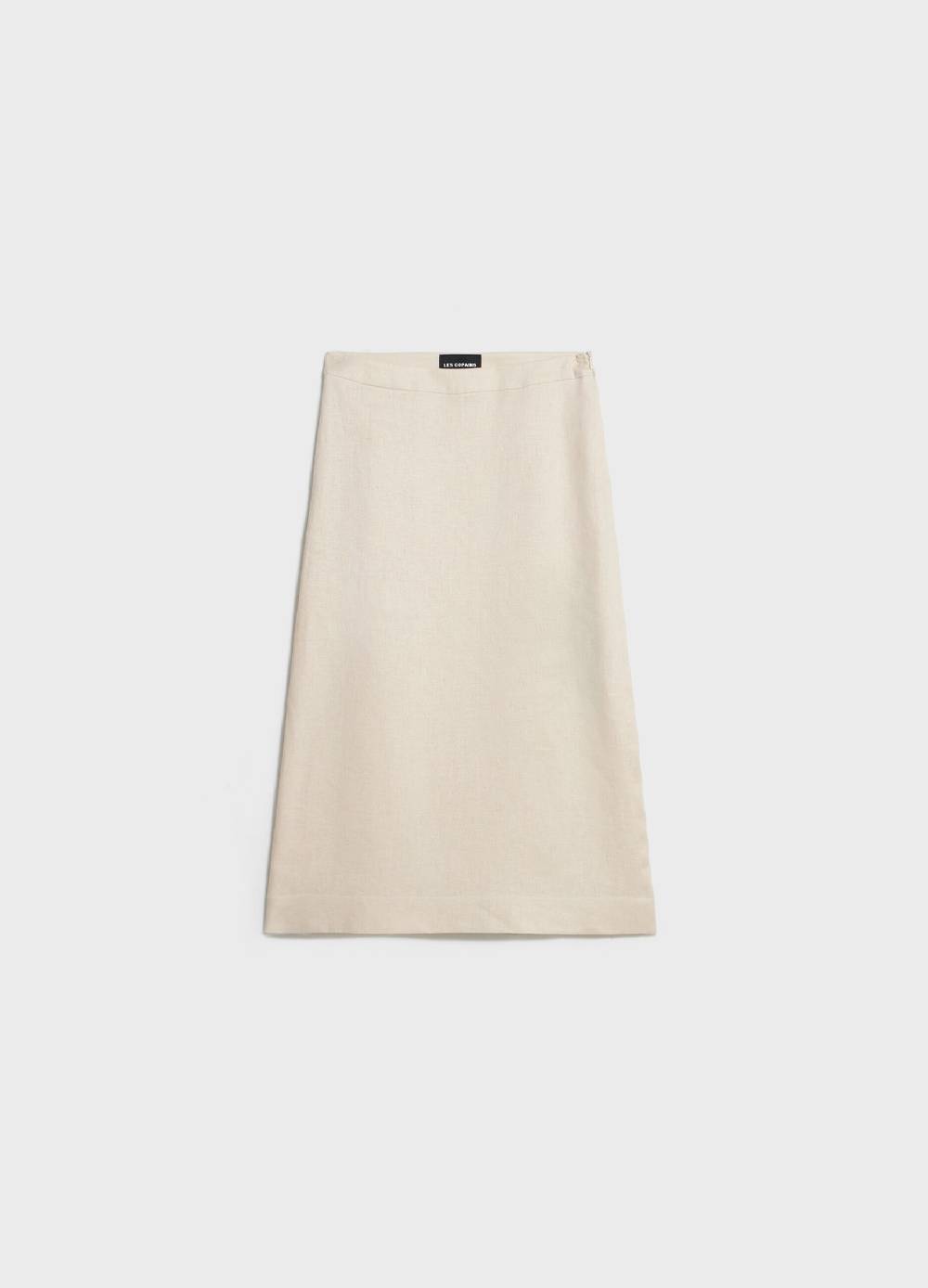 LES COPAINSGonna midi in puro lino In Linea