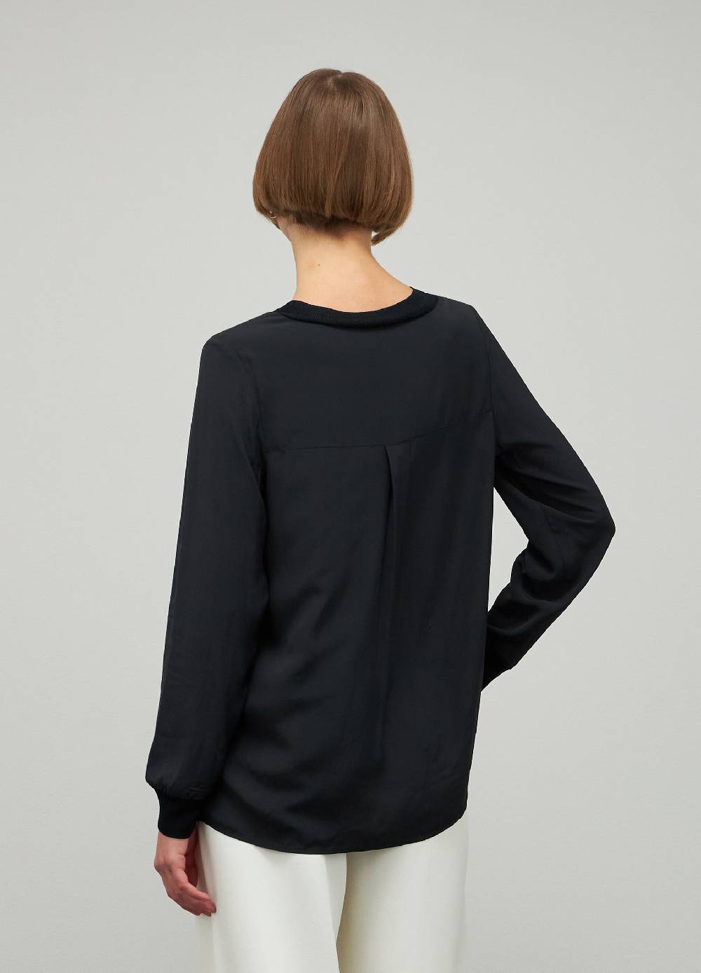 LES COPAINSBlusa girocollo in viscosa Acquista Ora