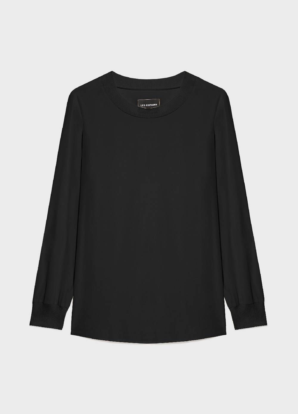 LES COPAINSBlusa girocollo in viscosa Acquista Ora