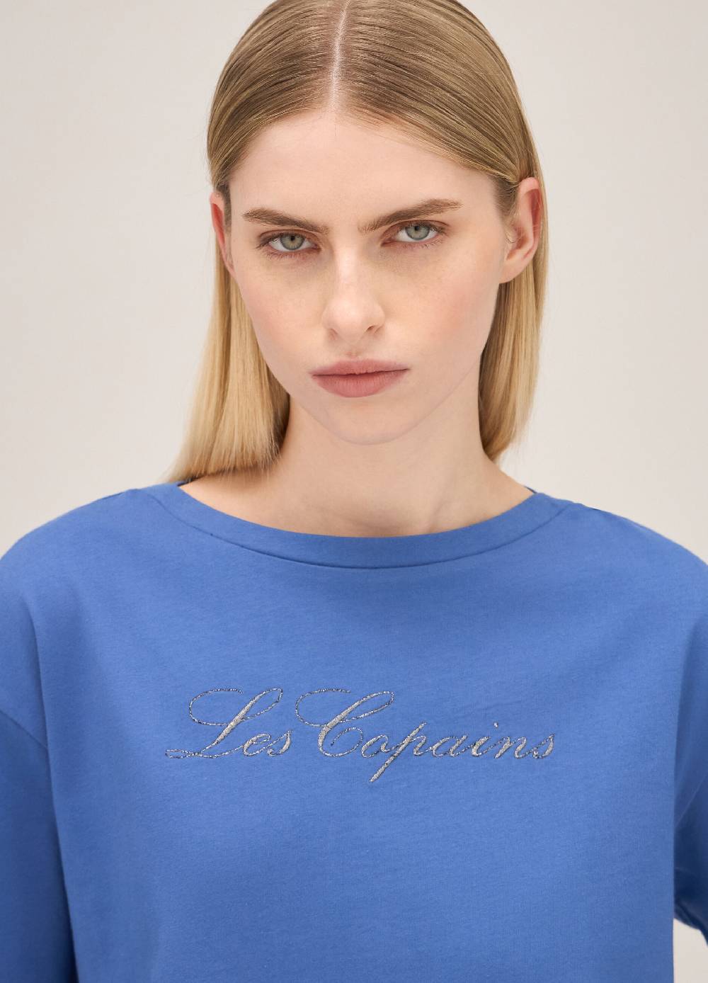 LES COPAINST-shirt in puro cotone con lettering Affare Del Giorno
