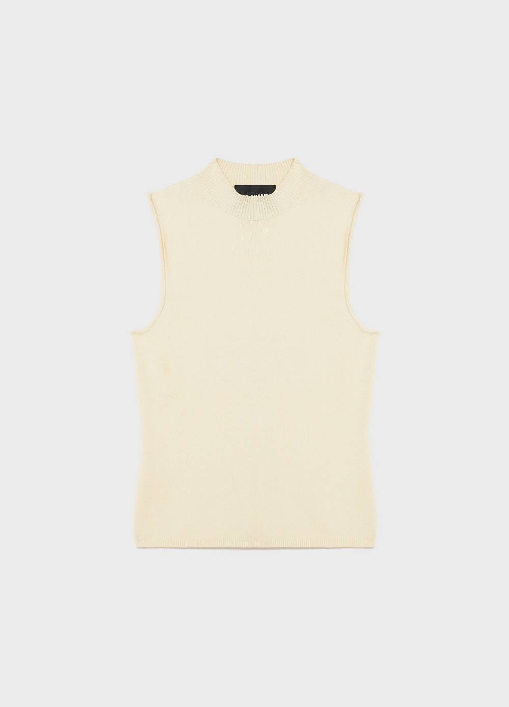 LES COPAINSTop tricot collo alto in misto viscosa Offerta