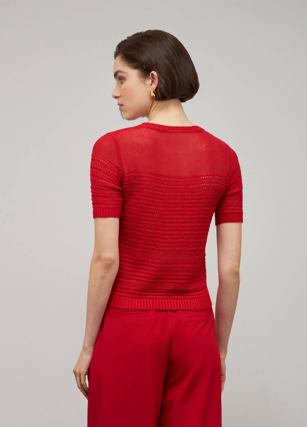 LES COPAINSTop tricot traforato maniche corte I Più Venduti