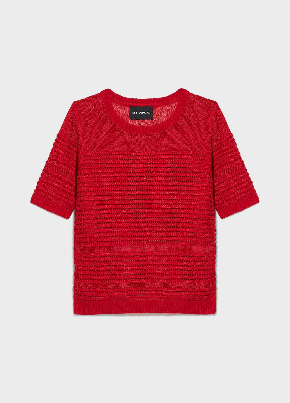 LES COPAINSTop tricot traforato maniche corte I Più Venduti