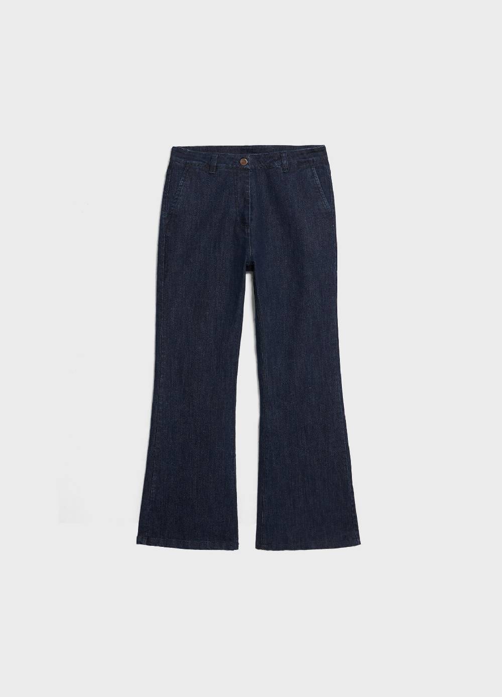 LES COPAINSDenim flare in cotone stretch Vendite Flash