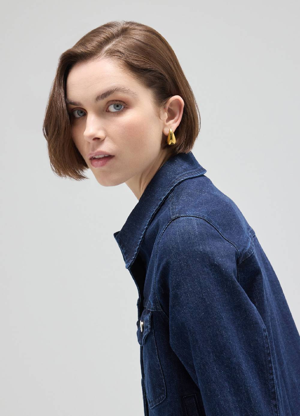 LES COPAINSChore jacket in denim di cotone Negozio