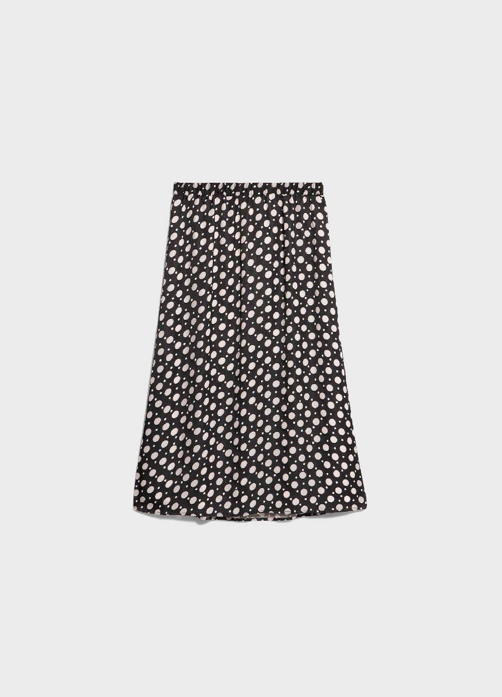 LES COPAINSGonna in misto viscosa a pois In Saldo