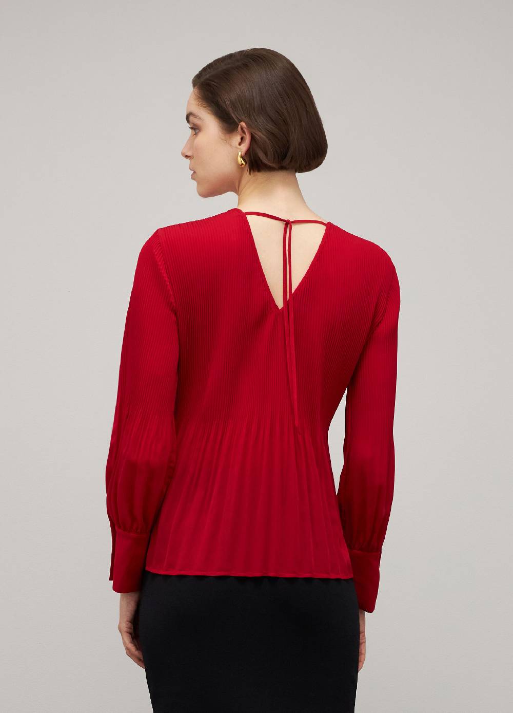 LES COPAINSBlusa plissettata 2025