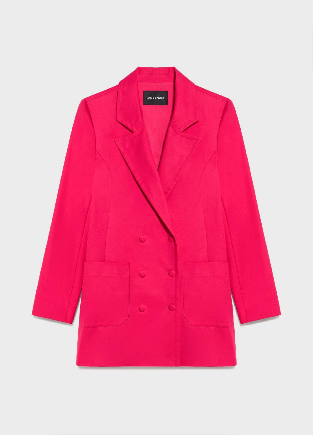 LES COPAINSBlazer doppiopetto in cotone stretch Spedizione Gratuita