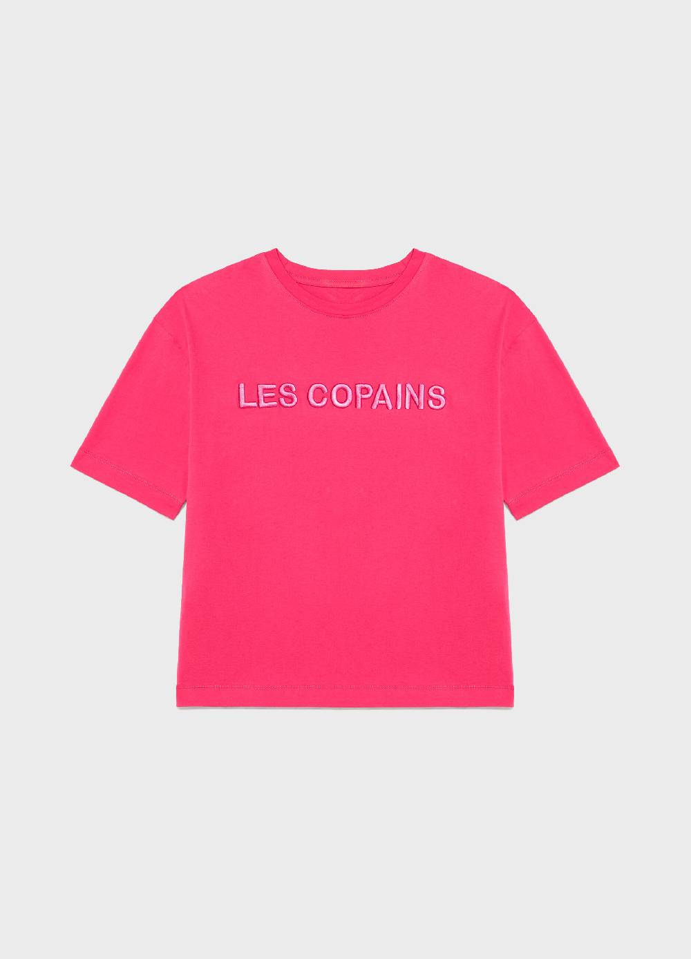 LES COPAINST-shirt logata in puro cotone Qualità Garantita