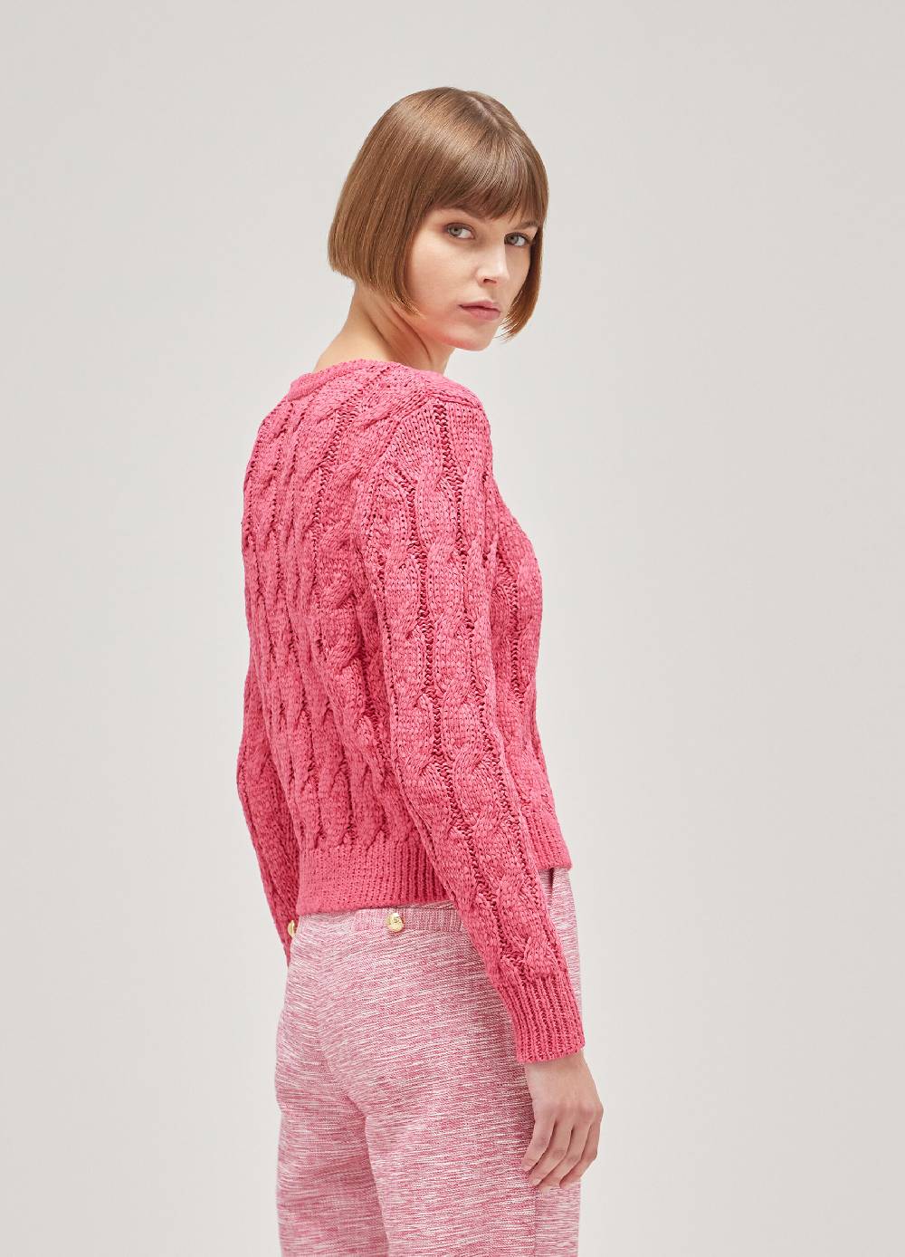 LES COPAINSMaglione tricot a trecce Smaltimento dello stoccaggio