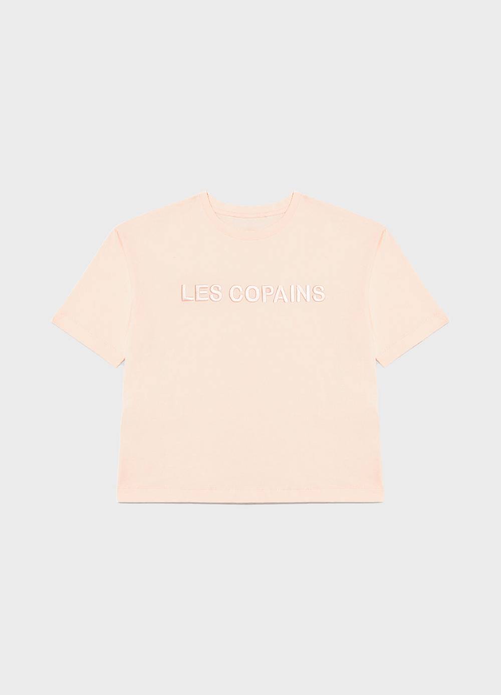 LES COPAINST-shirt boxy in cotone Fino Al -60%